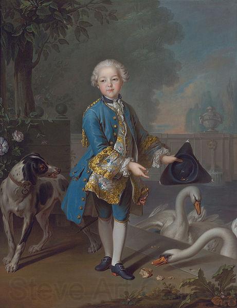 Louis Tocque Portrait of Louis Philippe Joseph, Duc d'Orleans and Duc de Chartres Spain oil painting art